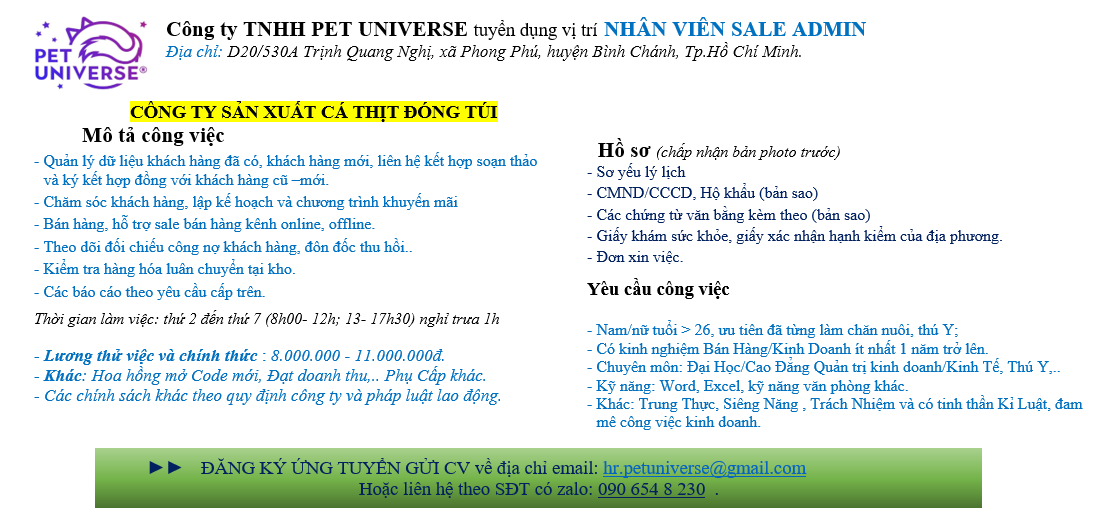 lĩnh vực hoạt động